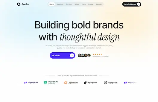 SaaS product website design — clean modern web development by Nexform Agency UK